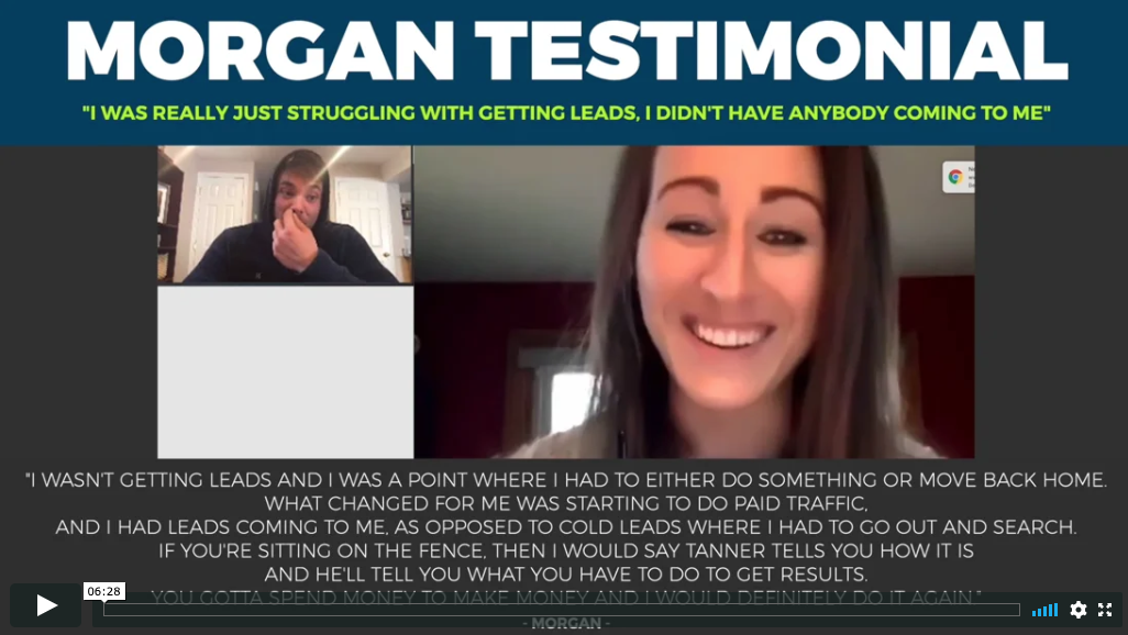 Morgan Testimonial